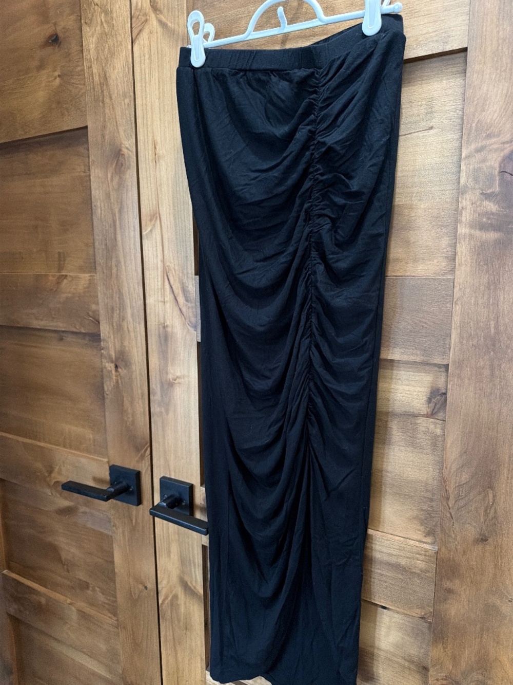 Long black skirt